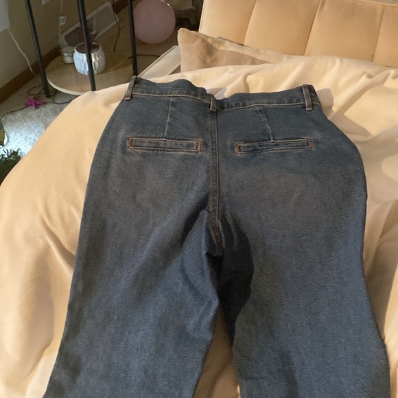 Express Jeans Wide Leg High Rise - Picture 3 of 5